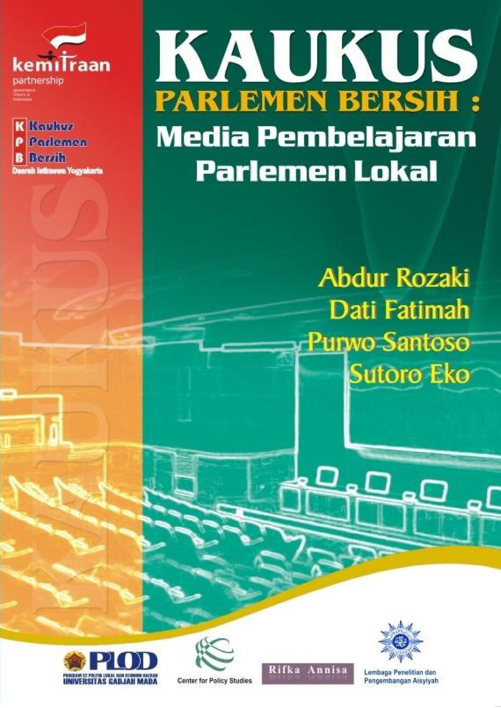 Kaukus Parlemen Bersih : MEDIA PEMBELAJARAN PARLEMEN LOKAL